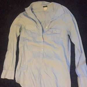 J. CREW Light Blue blouse
